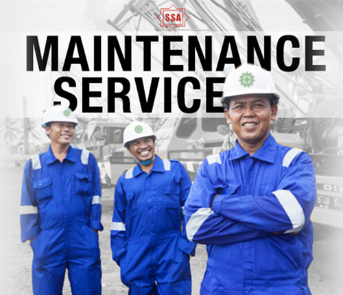 Maintenance service alat berat